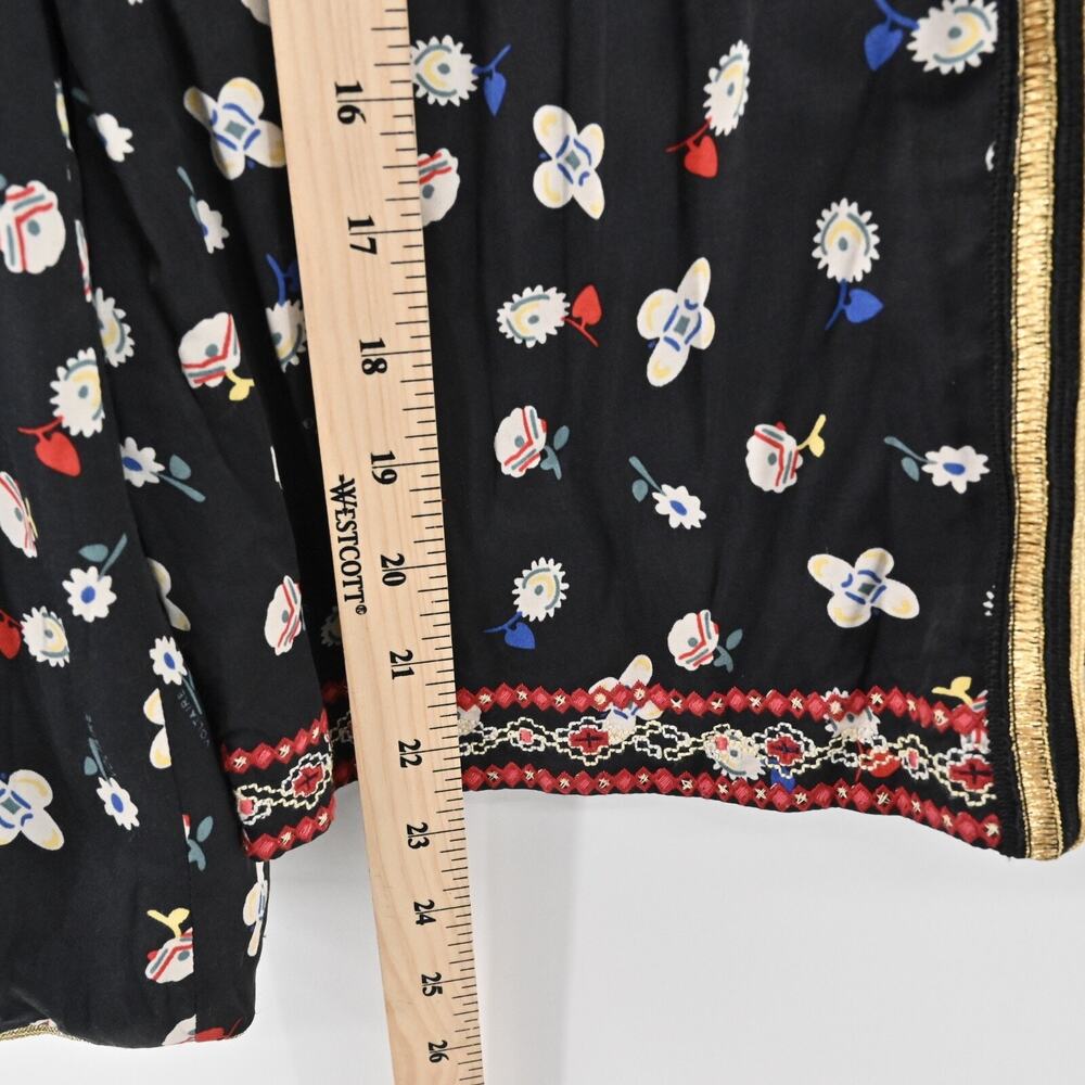 Zadig & Voltaire Black Floral-Print Zip Jacket - Picture 4 of 14